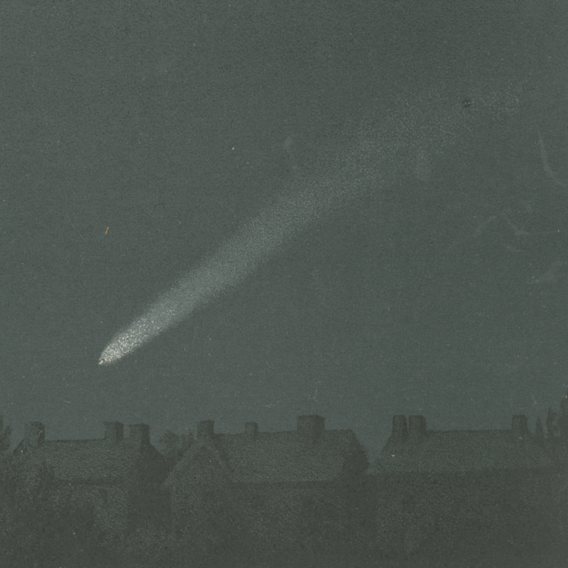 The Comet of 1882, as seen from Streatham (detail)