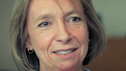 Close up of woman's face
