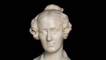 marble bust of mary somerville
